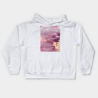 Abstract Mix Media Painting 3 Kids Hoodie